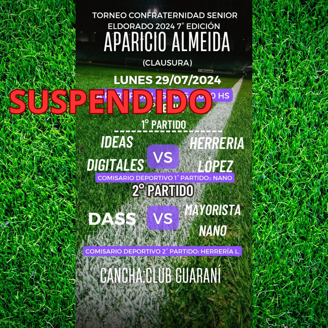 SUSPENDIDO